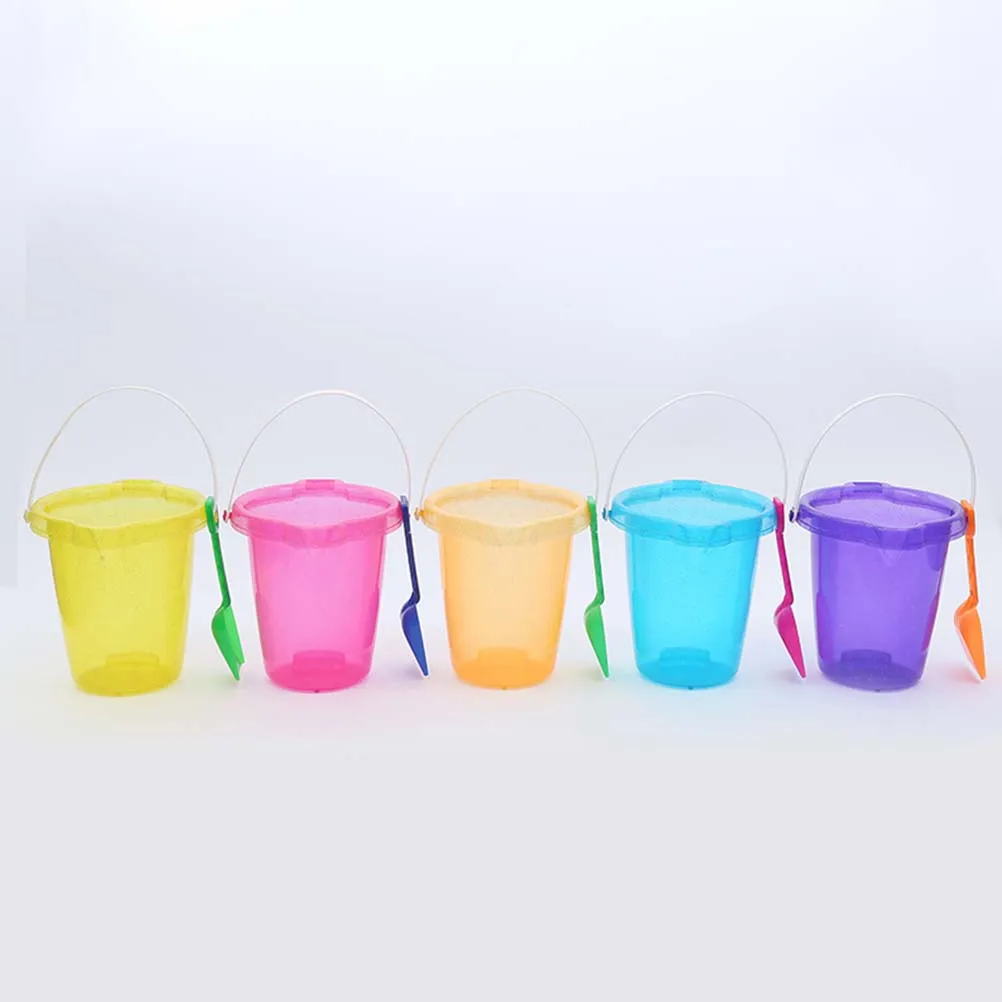 

2 Pcs Set Household Water Bucket Toddler Kids Toys Plastic Children Outdoor Beach