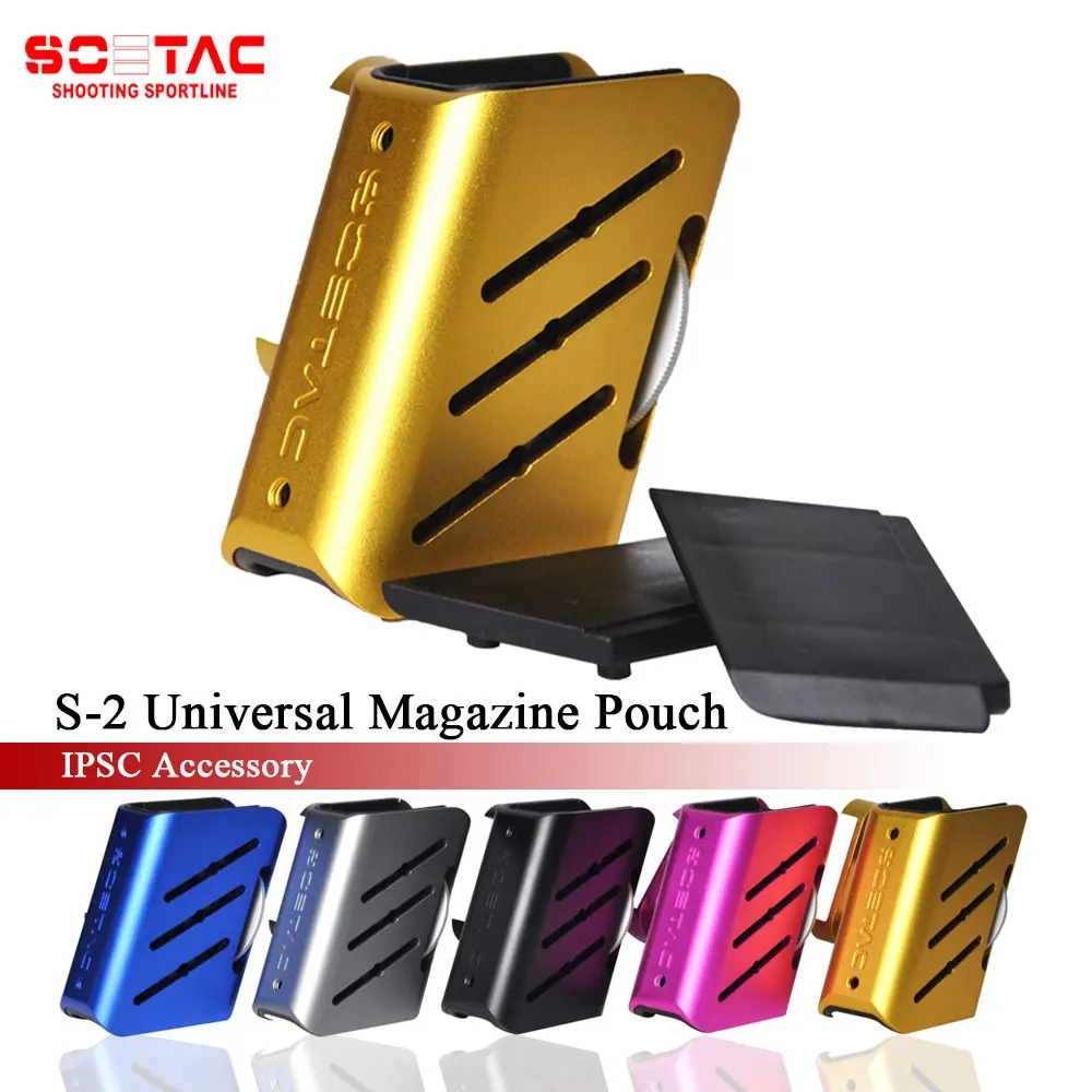 

IPSC S-2 Tactical Belt Magazine Holster CNC Aluminum Multi-Angle Adjustable Race Master for Pistol Universal Competition