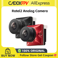 CADDXFPV Ratel2 Analog Camera Ratel2 2.1mm Lens 16:9/4:3 NTSC/PAL Switchable With Replacement Lens Micro FPV Camera Drone