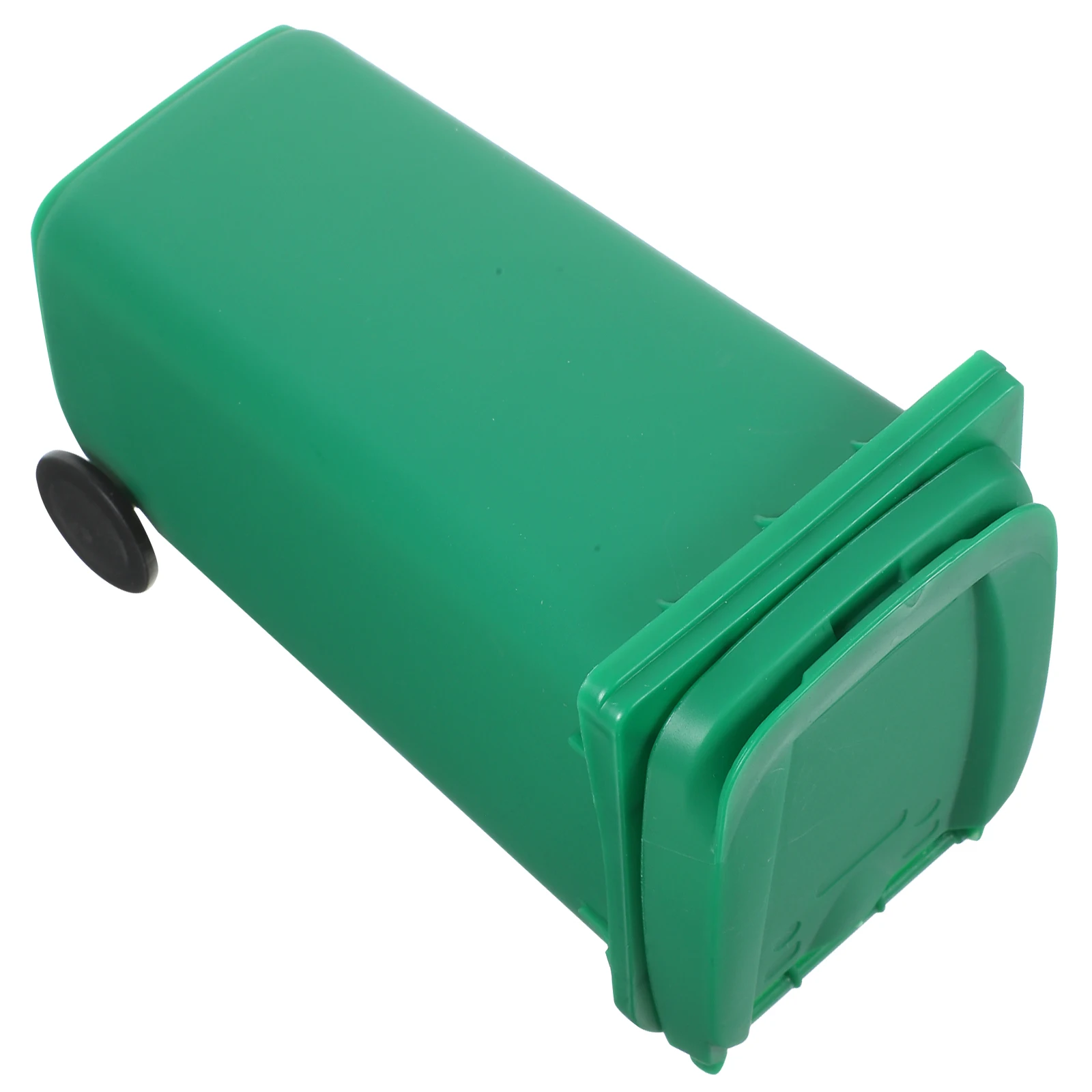 

Pen Holder for Desk Multifunctional Countertop Garbage Can Green Portable Trash