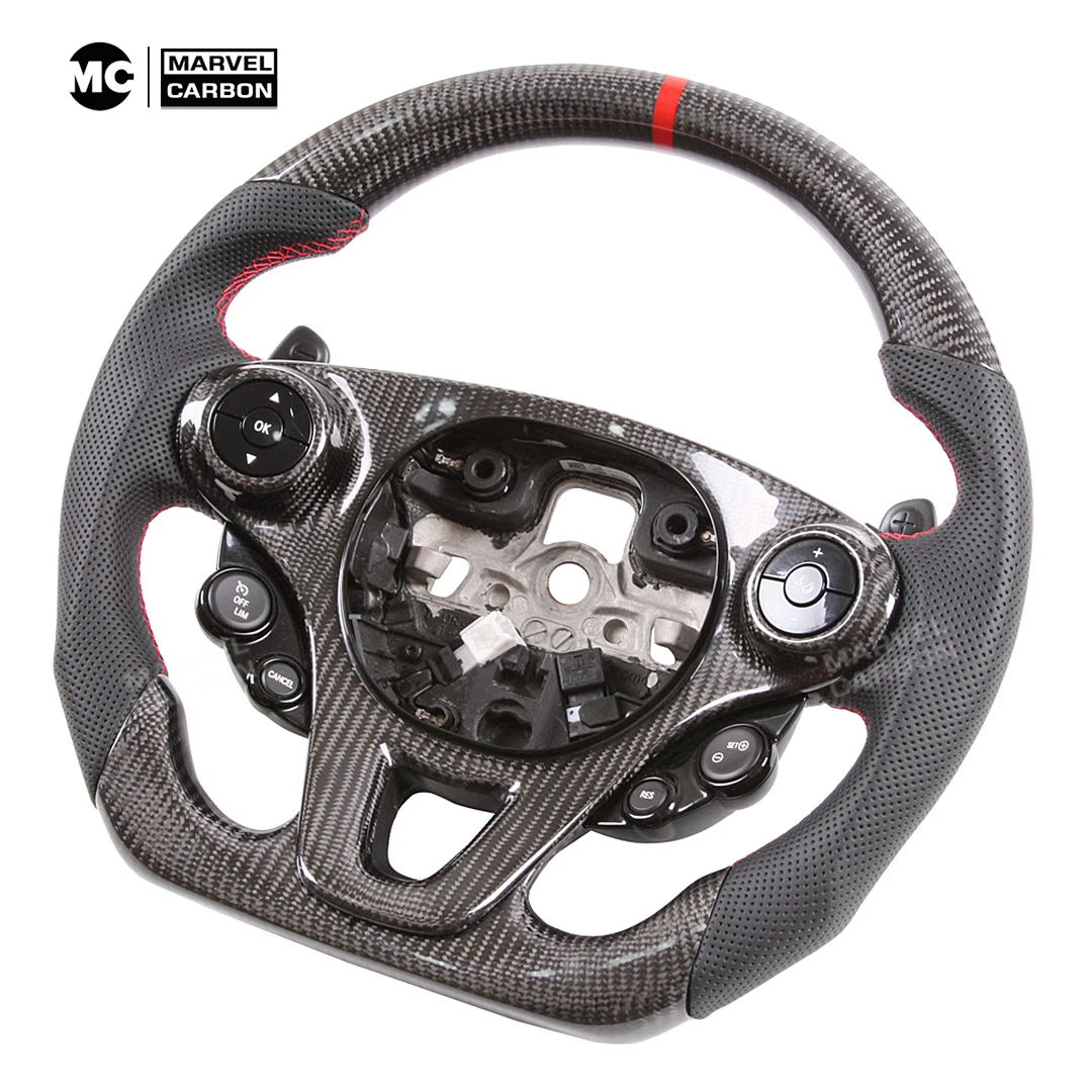 100% REAL CARBON FIBER STEERING WHEEL COMPATIBLE WITH Benz smart 453