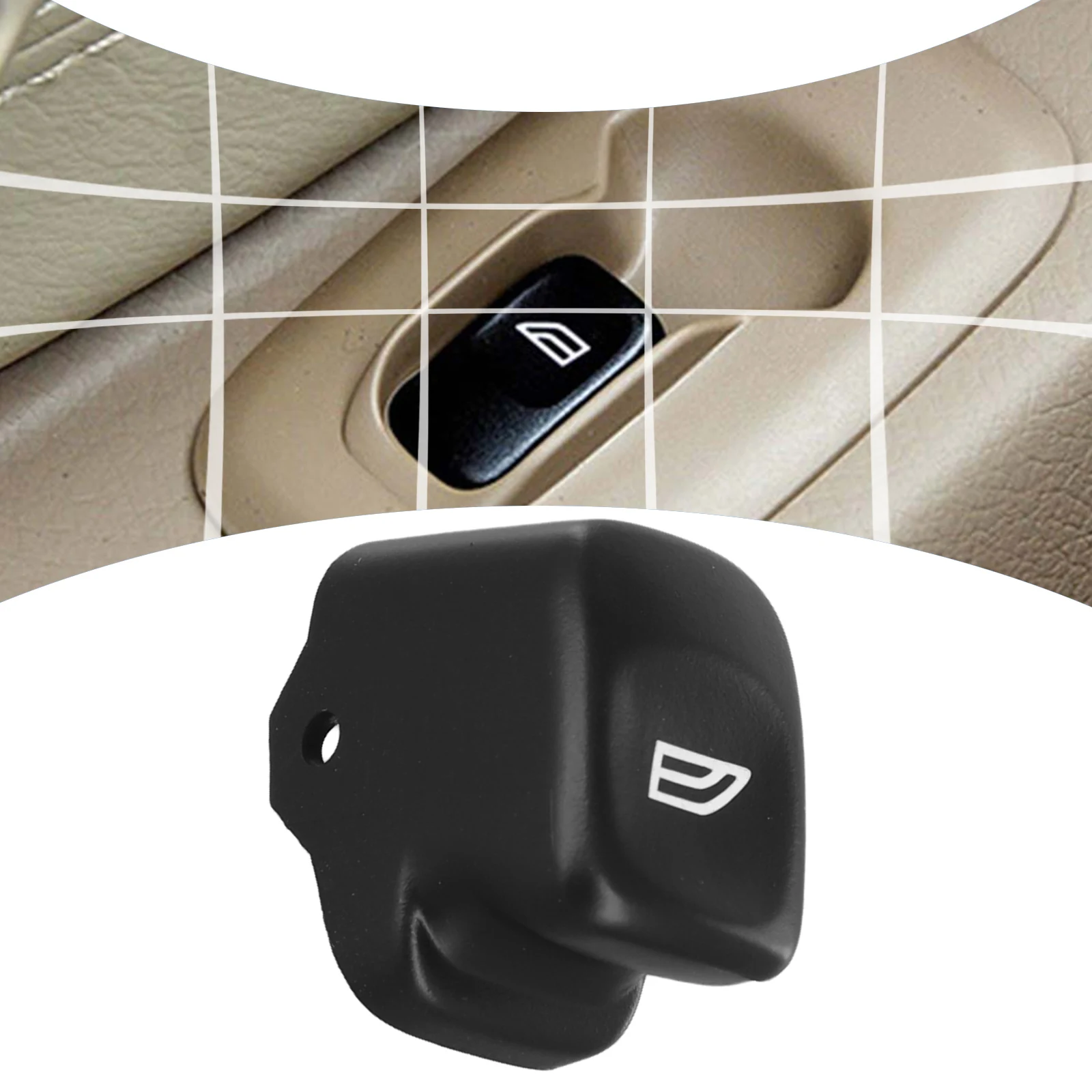Car Window Glass Control Switch Button Cover for Volvo S60 S80 XC70 XC90 V70 Easy Integration with Existing Setup
