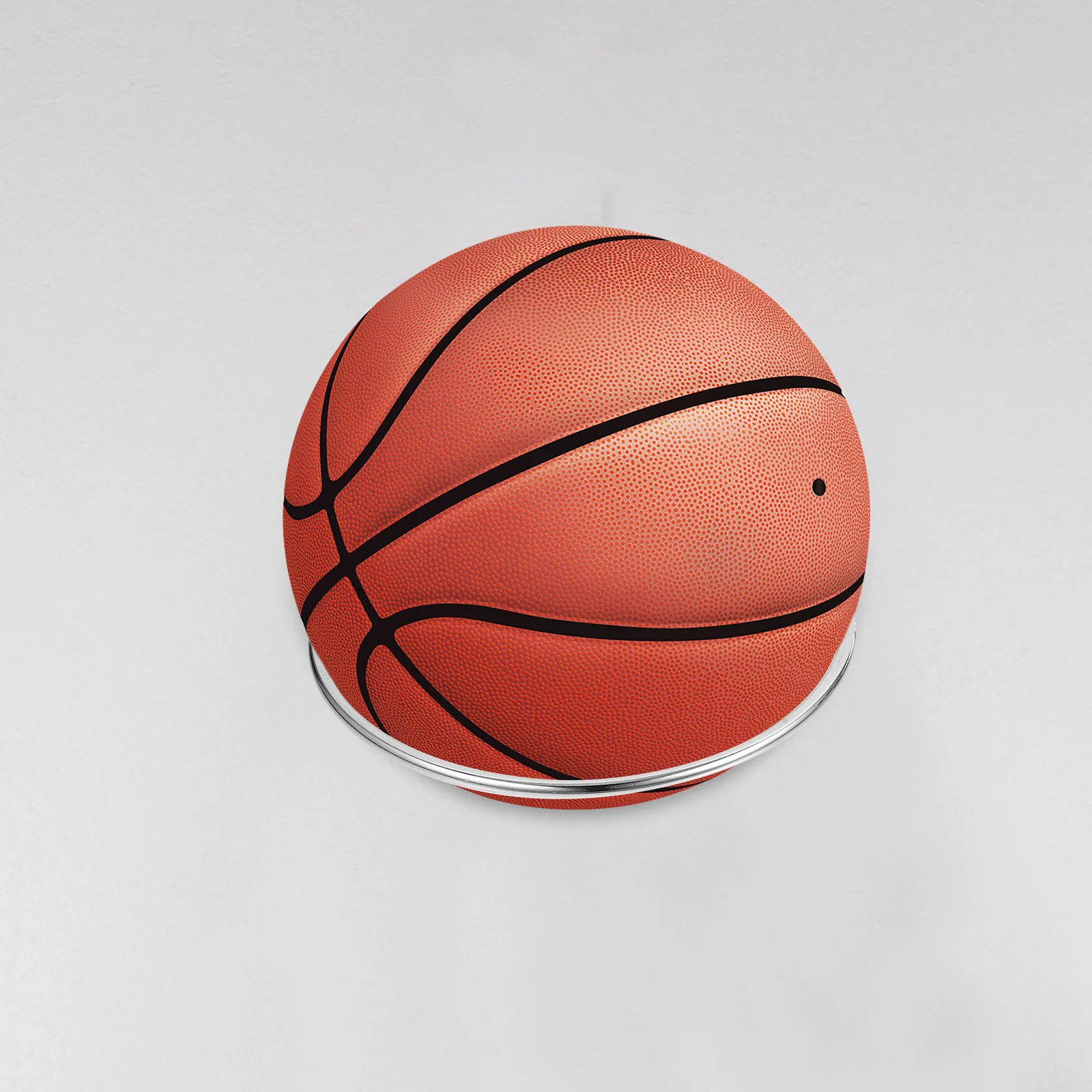 

3Pcs Basketball Racks Wall Mount Spacesaving Design Easy Installation Durable Iron Material Widely Used Sports Balls