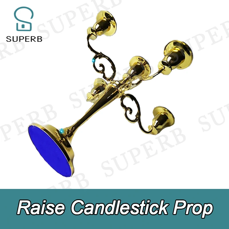 دعامة رائعة لغرفة الهروب ترفع دعامة الشمعدان ترفع حامل الشموع المقلوب لفتح دعامة الغرفة الذهبية والفضية 1987
