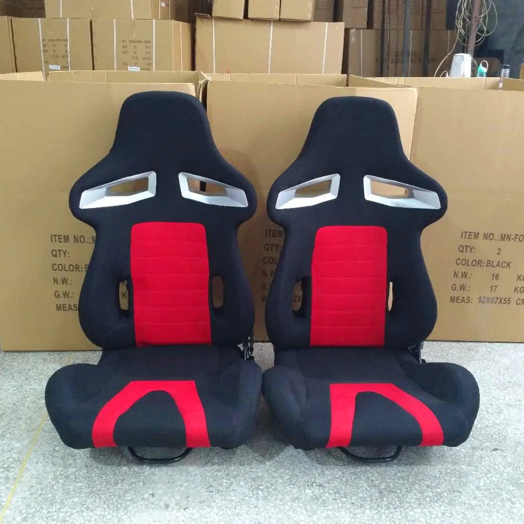 1069 Red Mixed With Black Universal Vehicle Slider Simulator Gaming Station Adjustable Sim Bucket Racing Seats - view 5