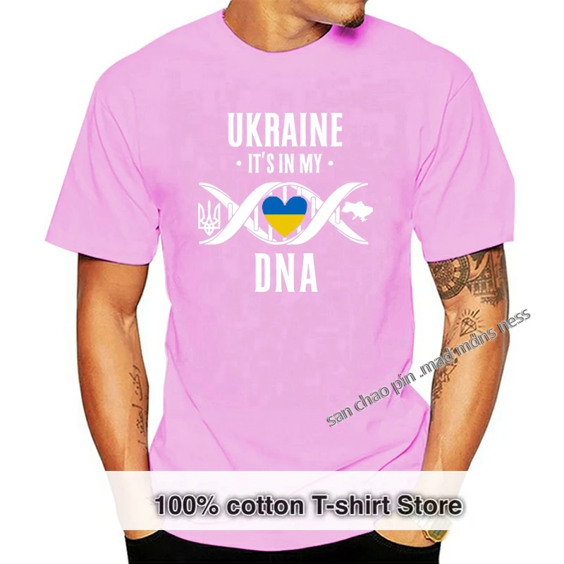 

2024 Summer Tee Shirt Ukraine T-Shirt Ukrainian T-shirt Ukraine Is In My DNA T-shirt Ukrainian Shirt O-Neck T-shirt