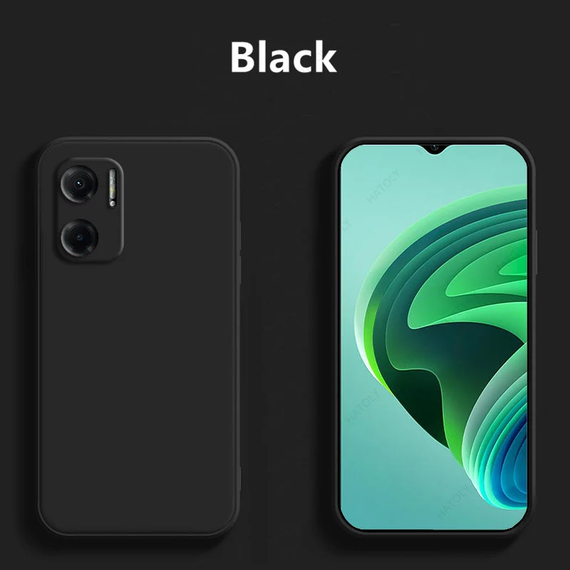 For Xiaomi Redmi Note 11E Case for Redmi Note 11E Shell Liquid Silicone soft skin capa bumper Phone Cover for Redmi Note 11E