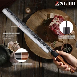 XITUO Ham knife, Brisket Knife Premium Slicing Knife Hand Forged Meat Cut Knife Japanese Kitchen Knives Meat Carving Knife