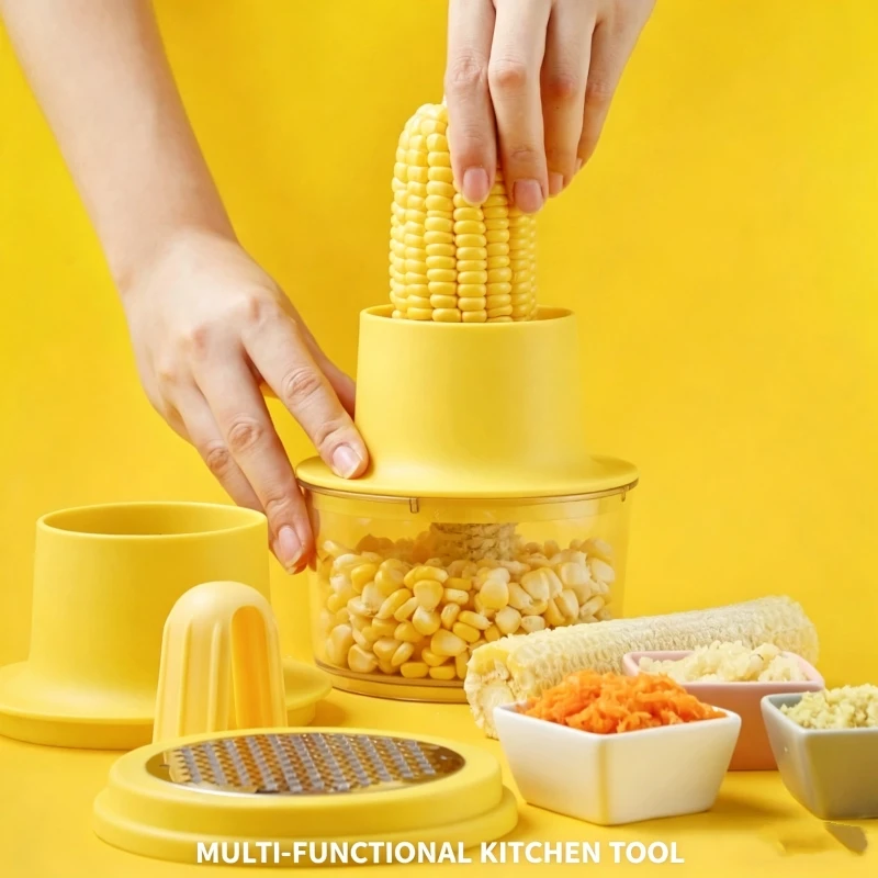 Household corn slicer, multifunctional corn huller, practical and creative kitchen utensils, kitchen tools wholesale