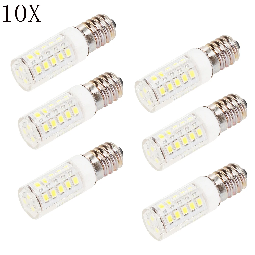 

10Pcs Led Corn Light Bulbs Bulb 8W 800Lumen Ceramic Body 220V Lights E14 Smd 2835 Socket Mini 2835Smd Warm White Decor Bedroom