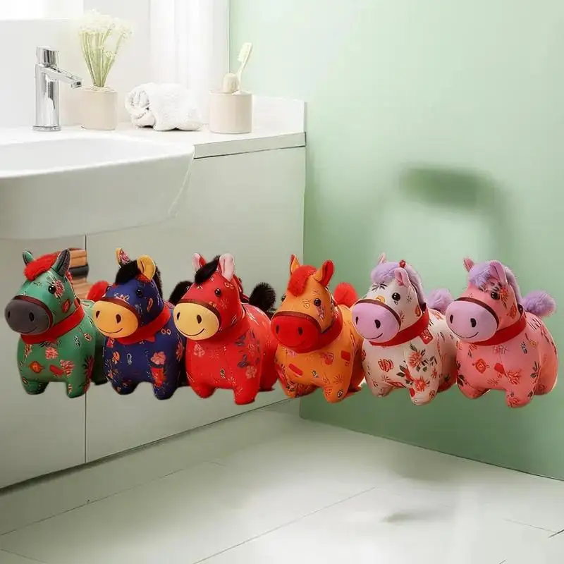 Pony-Pferd-Plüschpuppe Kat-Ring; Entzückender Anhänger zum Aufhängen von Taschen; Ideales Neujahrsgeschenk für Kinder; Maskottchenpuppe für das Jahr des Pferdes