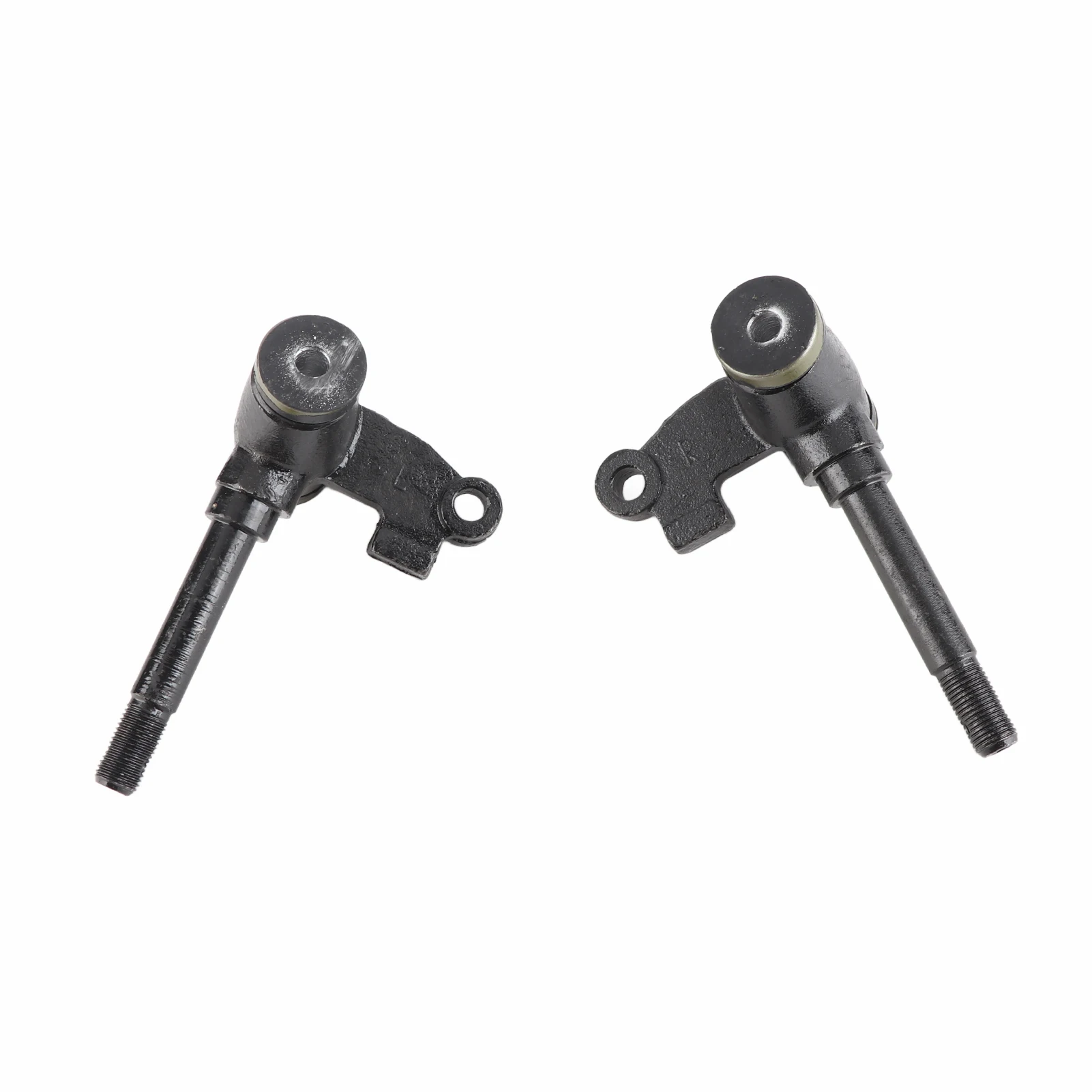 

Пара металлических черных опорных шпинделей рулевой стойки с резьбой 14 мм для ступицы барабанного тормоза 50cc 110 150cc Go Kart Mini SUV