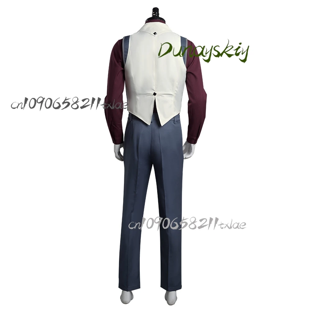 Arcane: LOL Jayce คอสเพลย์เครื่องแต่งกายเสื้อกางเกงชุดสําหรับผู้ใหญ่ชาย Fantasia ฮาโลวีน Carnival Roleplay ชุดปลอมตัว