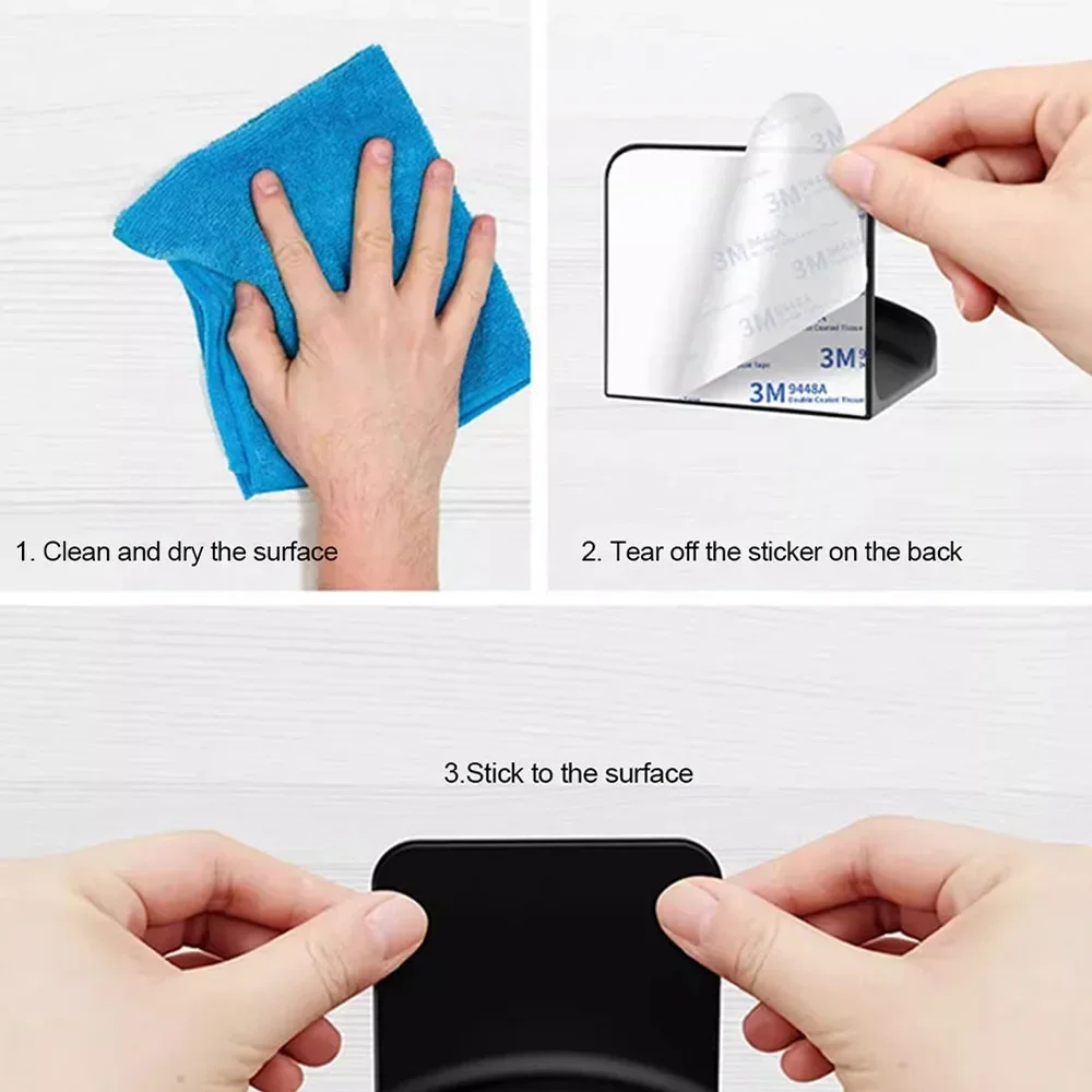 Punch-Free Computer Headphone Stand Multifunction Hanging Plastic Headset Holder Storage E-Sports Headset Holder for Gaming