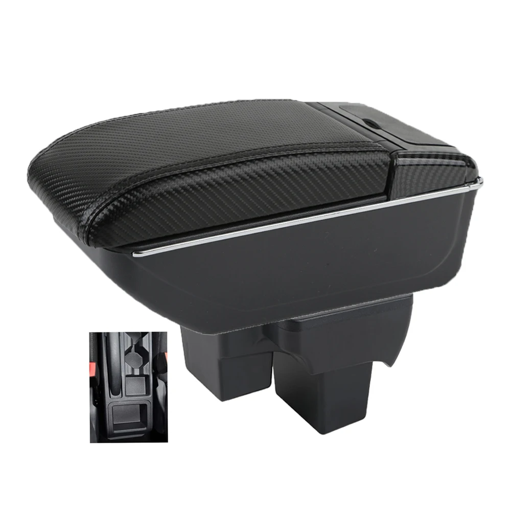 Caja de reposabrazos para coche VW Polo Nivus Novo Virtus, caja de almacenamiento para consola central, soporte para codo del conductor, brazo de apoyo