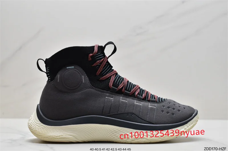 UNDER ARMOUR Curry 4 UA  Andrma Curry 4th Generation Men's Cultural Basketball Shoes Training Shoes Lightweight Purple Black