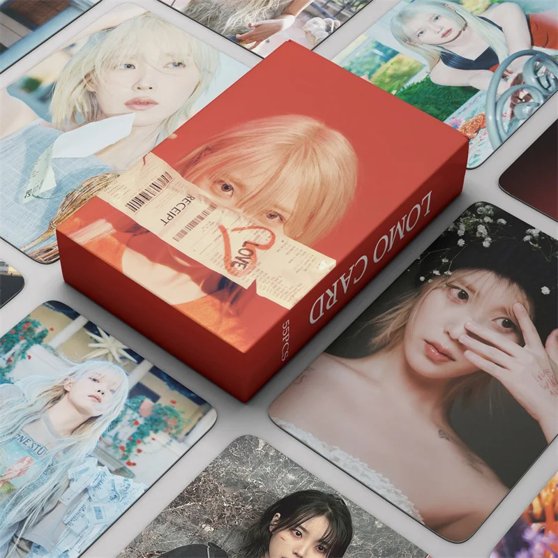 cartao kpop iu lomo o album vencedor lee ji eun girl gift cartao postal com foto imagem lindamente impressa 55 pcs por conjunto 01