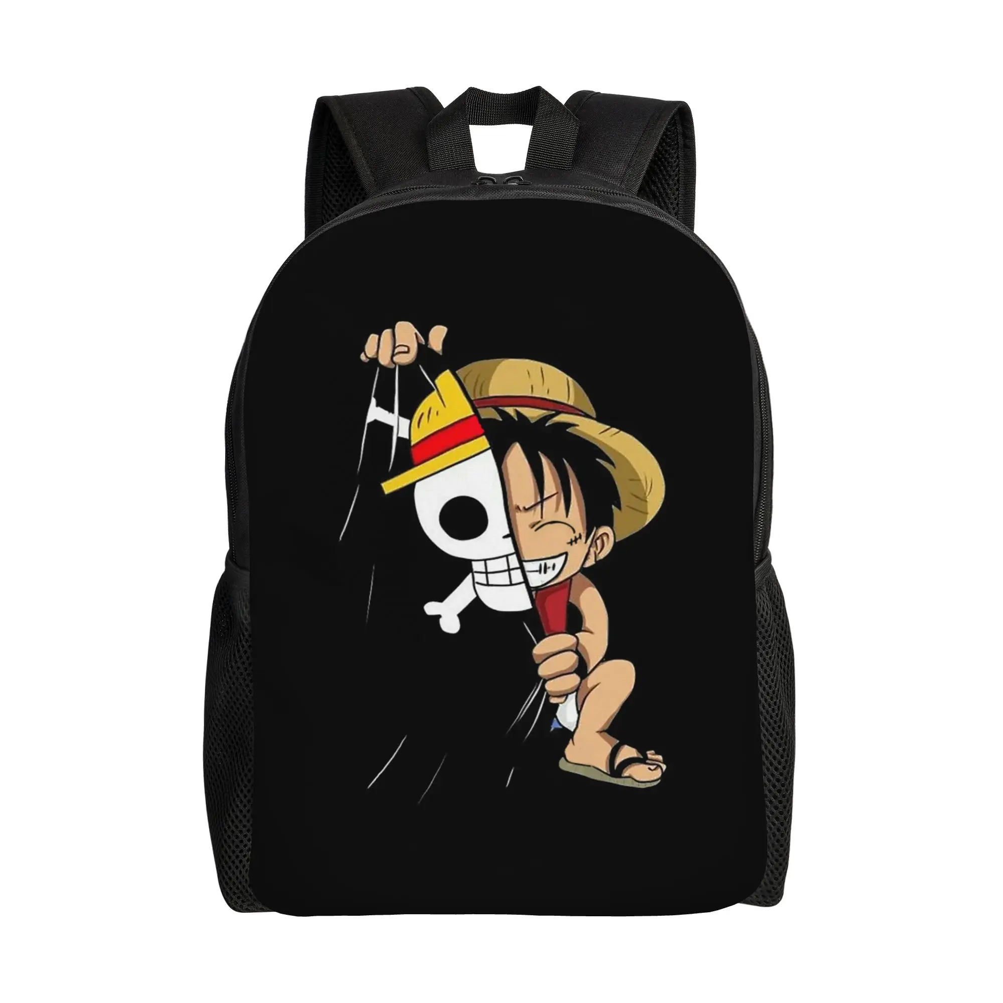 Ones Pieces Anime  Women Backpack Classical Children School Bag   Computer Backpack Teenage Travel Shoulder Bag