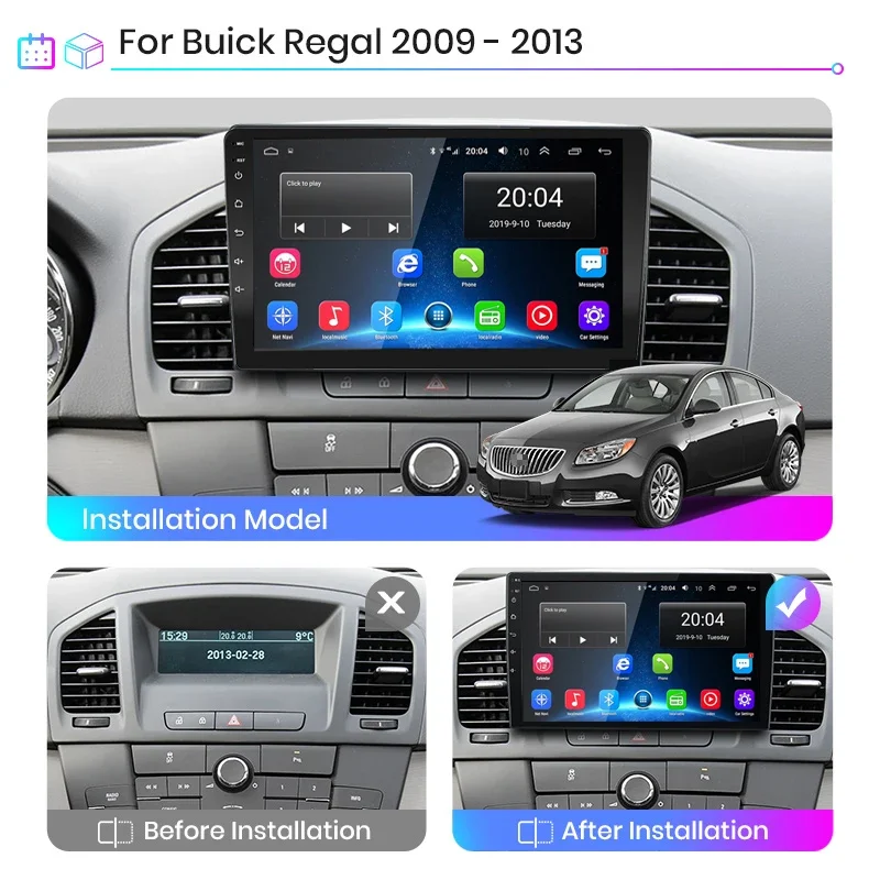 

Android Radio For Buick Regal 2009-2013 Opel Insignia 1 2008-2013 Car stereo Multimedia Player Carplay Auto GPS navigation 2DIN