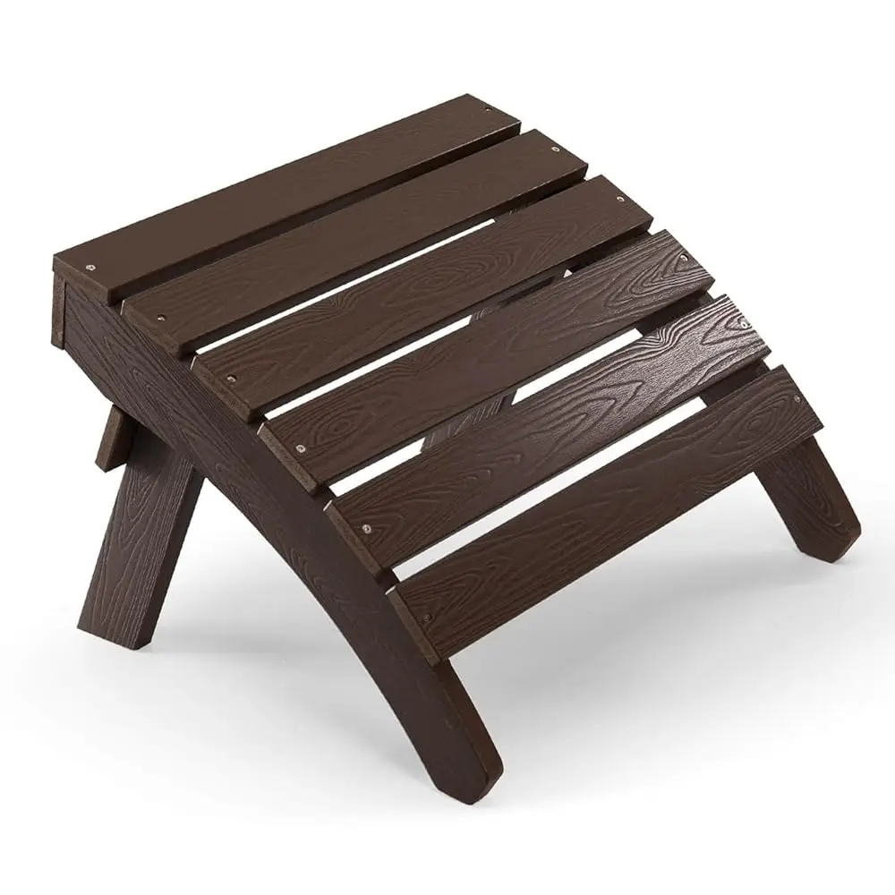 

Adironda Ottoman, Plastic Folding Adironda Footstool, All Weather Ottoman For Adironda Chairs, Widely Used For Outdoor, Porch,