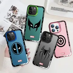 Marvel Deadpool Wolverine Phone Case for iPhone 15 14 Pro 13 16 12 Pro 14 16Plus 11 13 11 Pro Max Soft Cover Silicon TPU