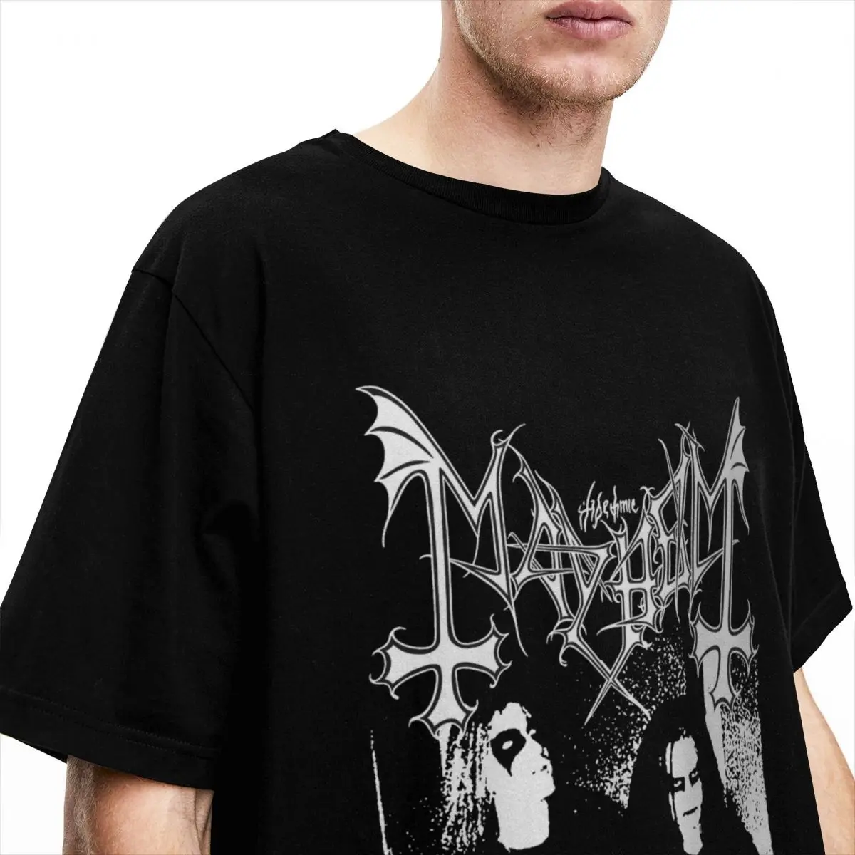 Men Women Mayhem Band Heavy Metal Music T Shirts Accessories Cotton T-shirt Clothing Casual Tees New Arrival