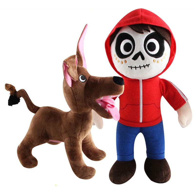 Movie COCO Pixar Plush Toys 30cm Miguel Hector Dante Dog Death Pepita Stuffed Plush Toys Soft Toy Doll for Children Kids Gifts