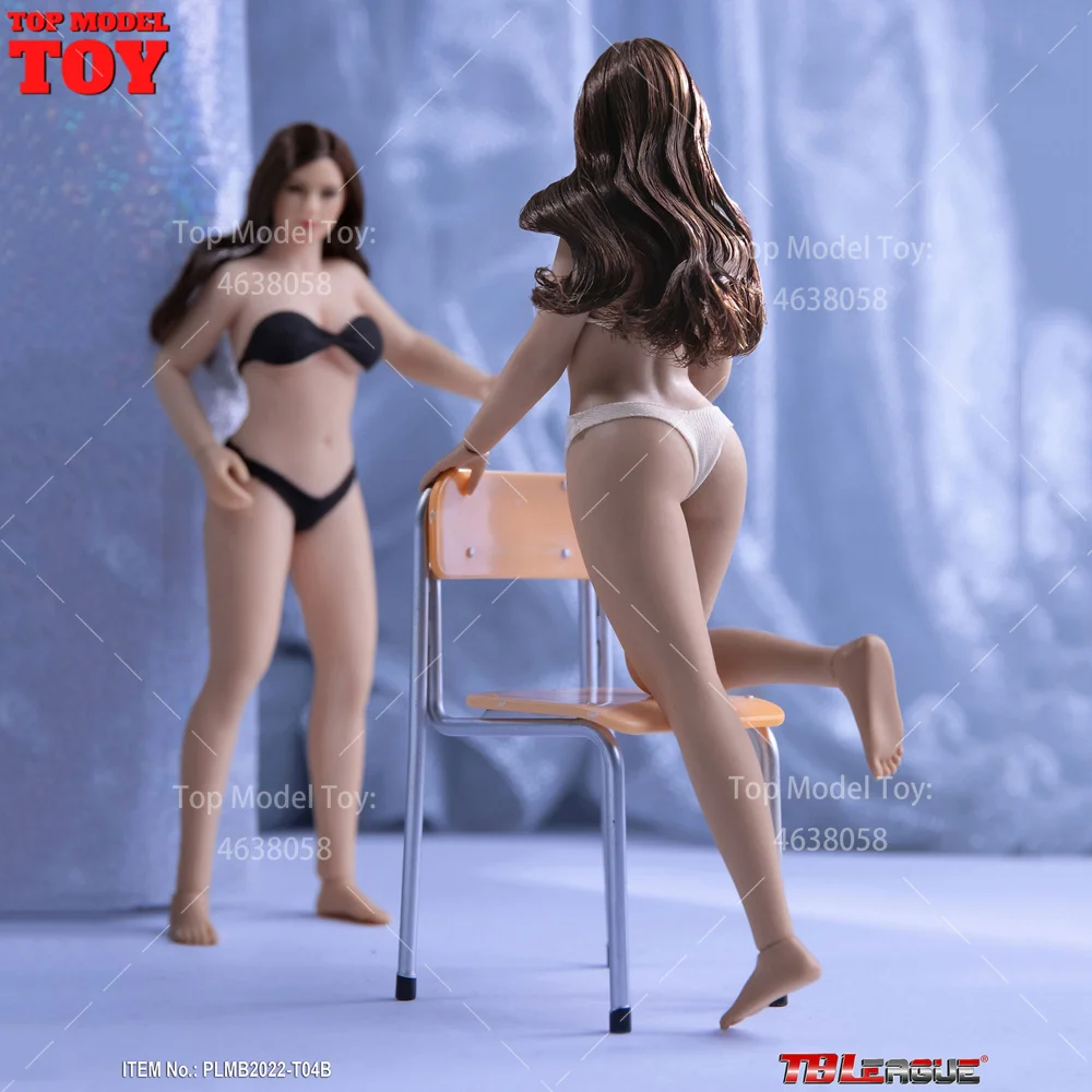 

TBLeague PLMB2022-T04 T05 1/12 Scale Female Super Flexible Seamless Plump Body 6'' Mid Large Bust Pale Suntan Action Figure Doll