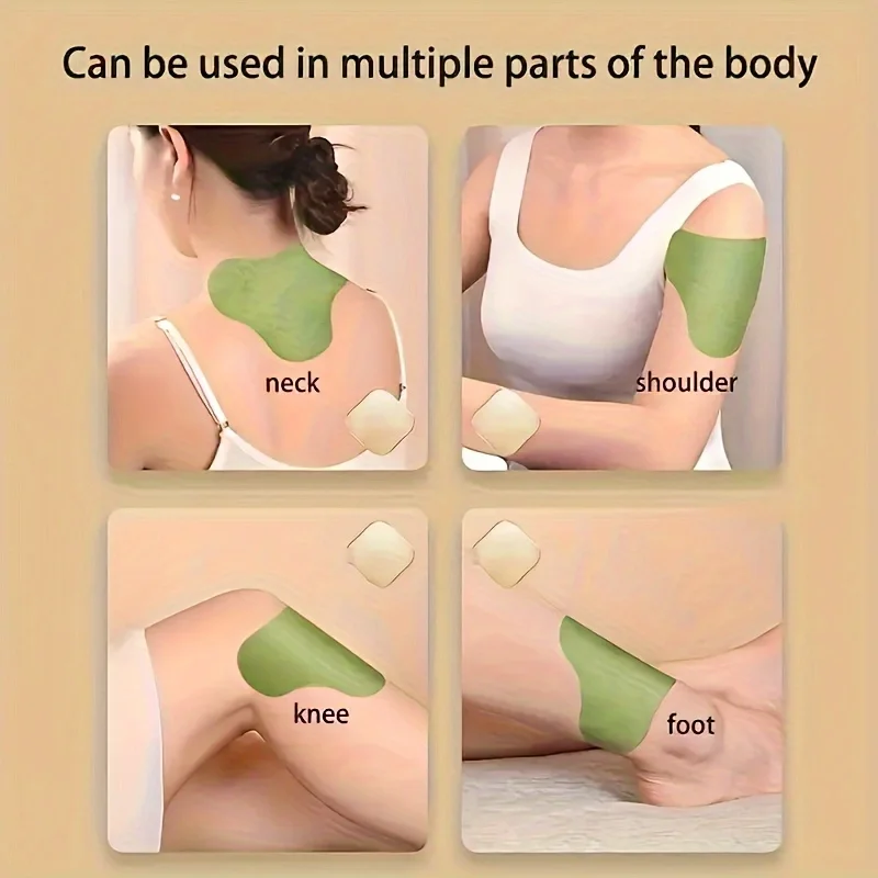 Cervical Spine Soothing Patch Wormwood Hot Compress Self-adhesive Neck Care Stickers Breathable Non-woven Fabric Health Care view 6