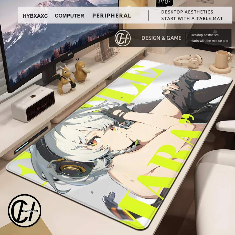 Anime Cartoon Large Mouse Pad Extended Zenless Zone Zero Anby Nicole Demara Mana Figures Keyboard Pad Large 120x60 XXL Desk Mat