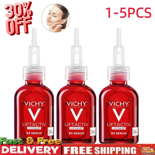 Imagen 2 del producto VICHY-Juego de cuidado de la piel, crema de colágeno rejuvenecedora VC 16%, suero Facial hidratante antiarrugas iluminador de niacinamida B3