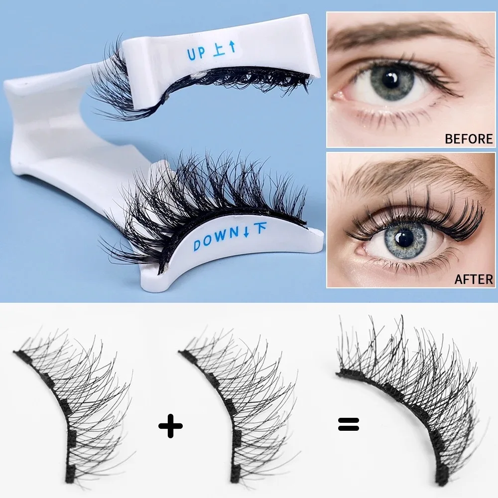 1Pcs Magnetic Eyelashes Extension Applicator False Eyelashes Tweezer Curler Clips Clamp 3D Mink Eyelash Tweezer Professional New