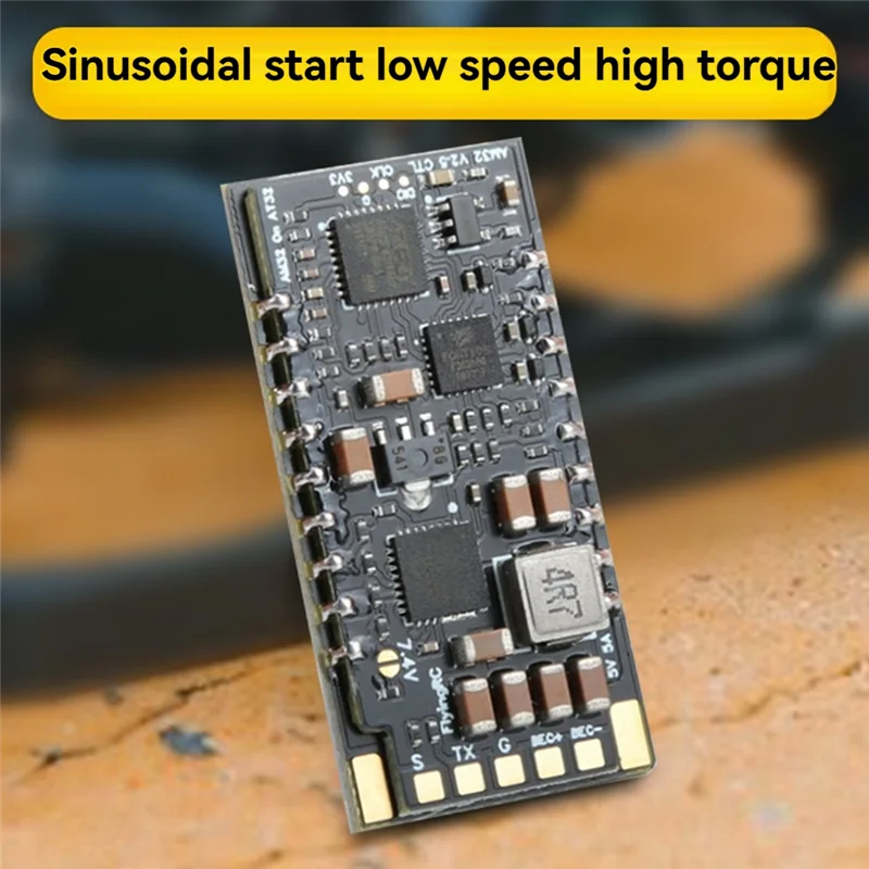 AM32 ESC V2.5 70A Brushless ESC Single Body Gold Sealed Car Model BEC Crossover Machine FPV 6V-30V