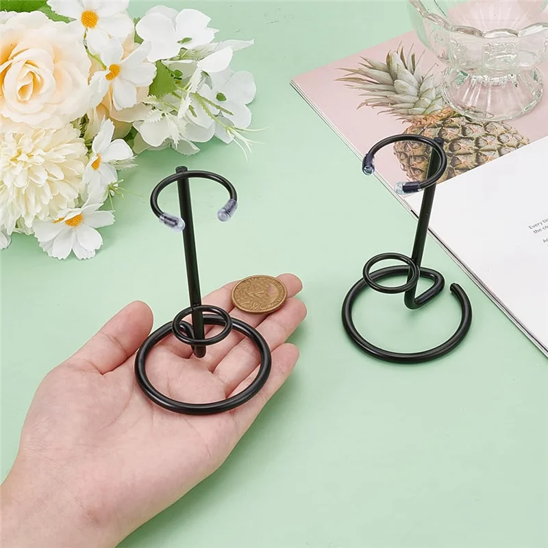 A53Q-Crystal Staff Staffa base per pilastro esagonale Staffa a sfera Staffa retrò per arti e mestieri intagliati