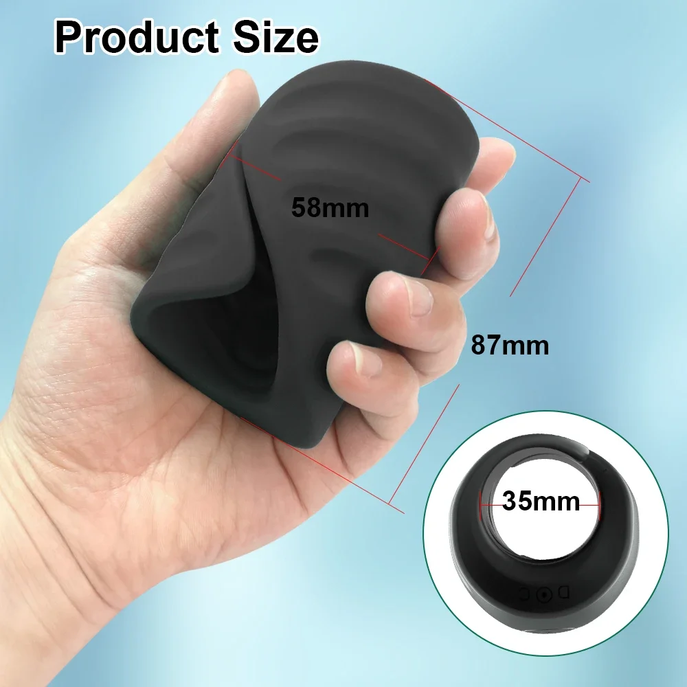 القضيب التدريب هزاز حشفة القضيب APP بلوتوث ذكر الاستمناء حشفة محفز مدلك هزاز الجنس لعب للرجال الكبار #6