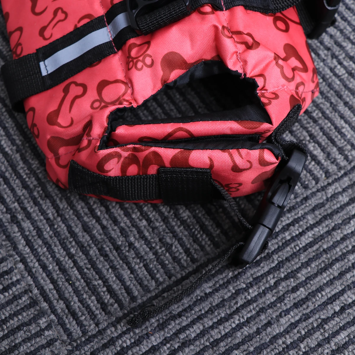 

Preserver Adjustable Size Xs Durable Vest Breathable Sweat-Absorption Quick Release Hook Grab Handles Puppy Life Jacket