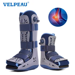 VELPEAU Medical Inflatable Walking Boot for Broken Foot, Independent Airbags and Anti-Slip Sole, Orthopaedic Cam Walker Boot