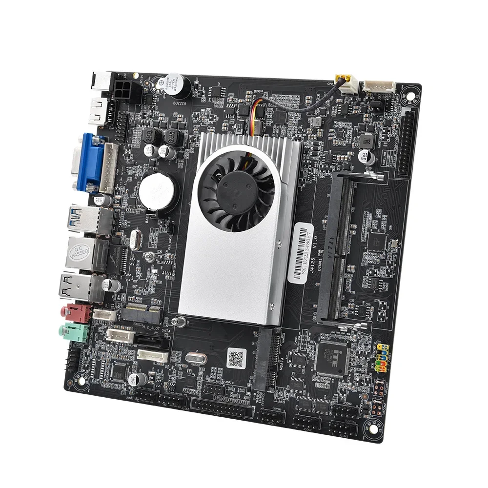 ITX Motherboard para PC J4125, CPU com DDR4, Memória Notebook, VGA Integrado, Interface HD