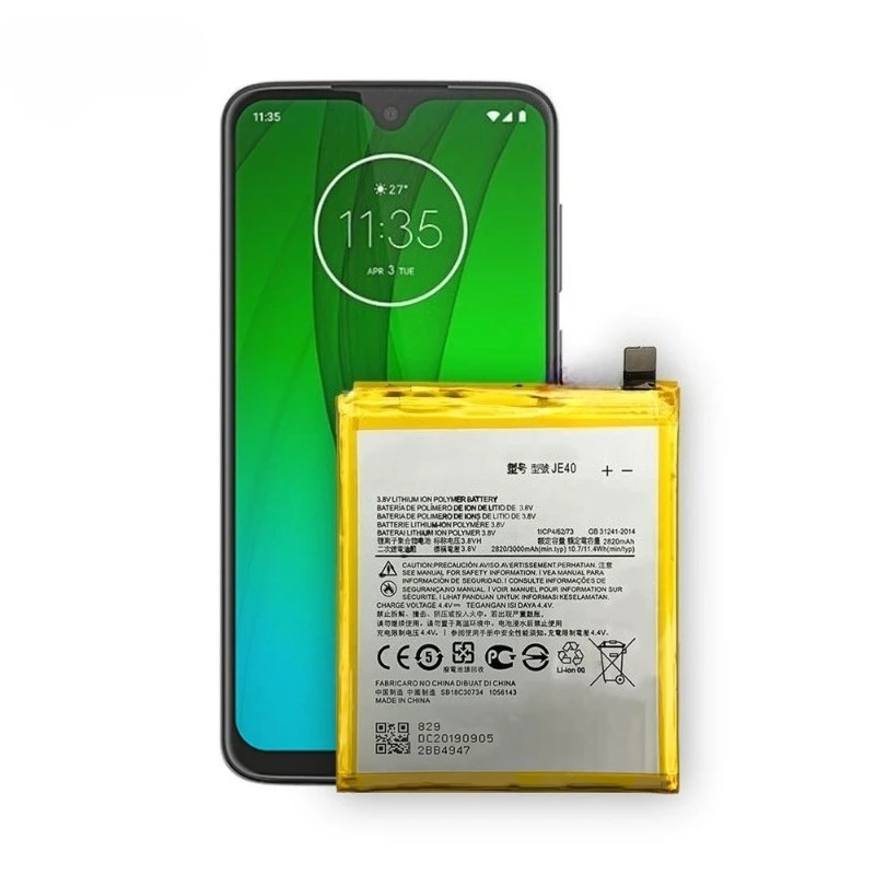 لموتورولا واحد موتو Z3 موتو G7 اللعب XT1941 XT1952-1 XT1952-2 قدرة بطارية الهاتف المحمول جديد JE40 بطارية JE40