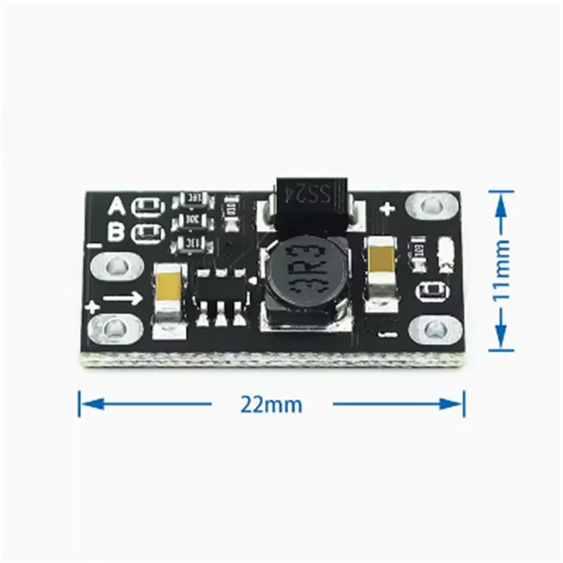 10 stücke 3,7 V bis 12V Mini-DC-DC-Boost-Modul unterstützt 5V/8V/9V/12V Lithium-Batterie-Boost.