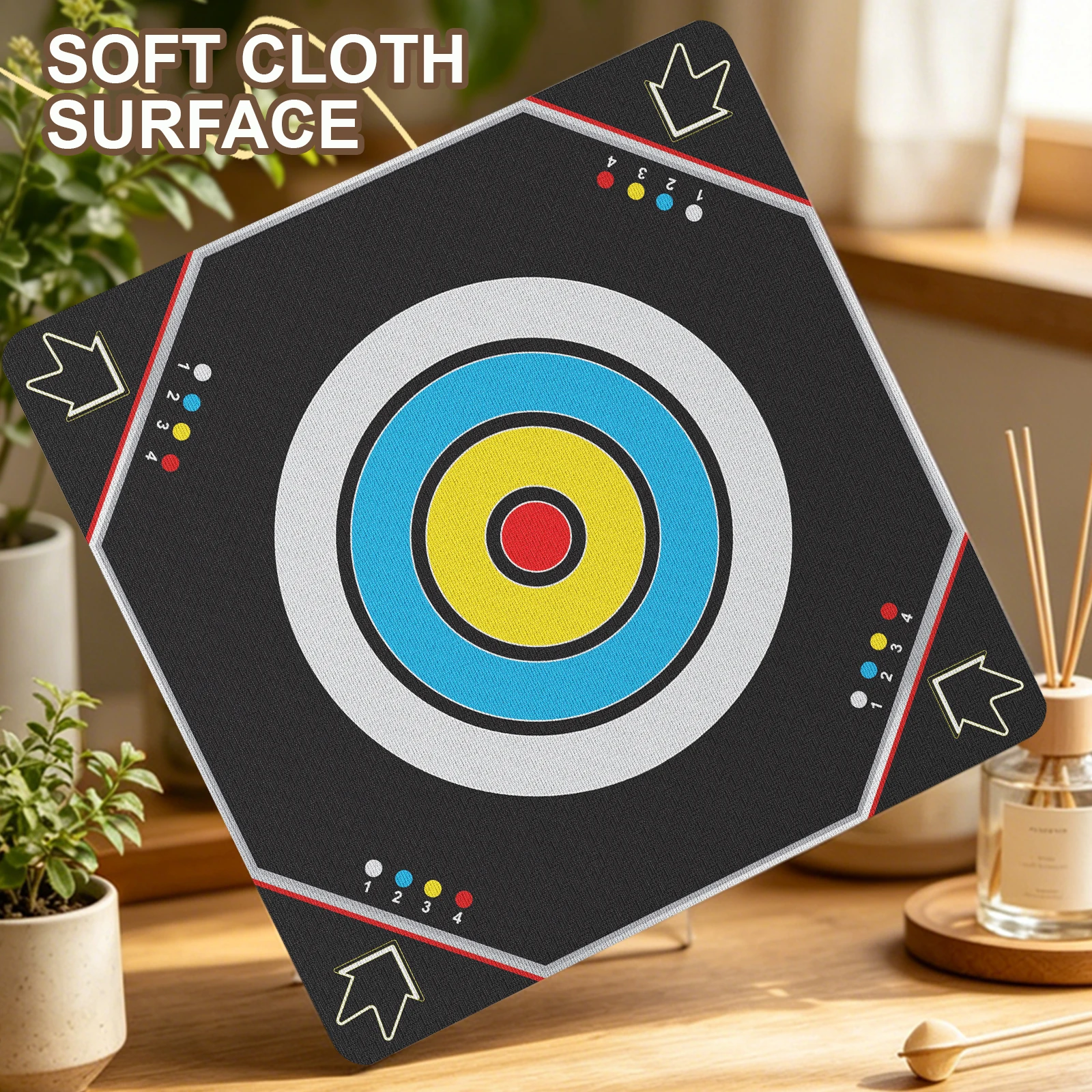 Family Fun Board Games for Kids & Adults: Equipped with 8 Balls and Desktop Ball Cloth, Multifunctional Desktop Game