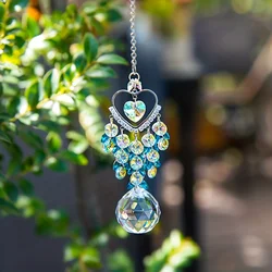 1pc satellite diamond crystal sun catcher prism ball pendant car hanging home decor pendenti