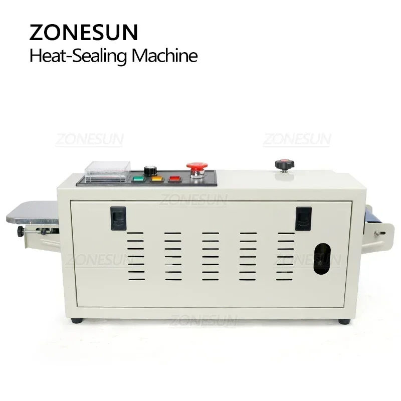 ZONESUN FR-900 آلة ختم الفيلم المستمر الأوتوماتيكية، آلة تعبئة الأكياس البلاستيكية، سدادة شريط الطعام الموسعة #6