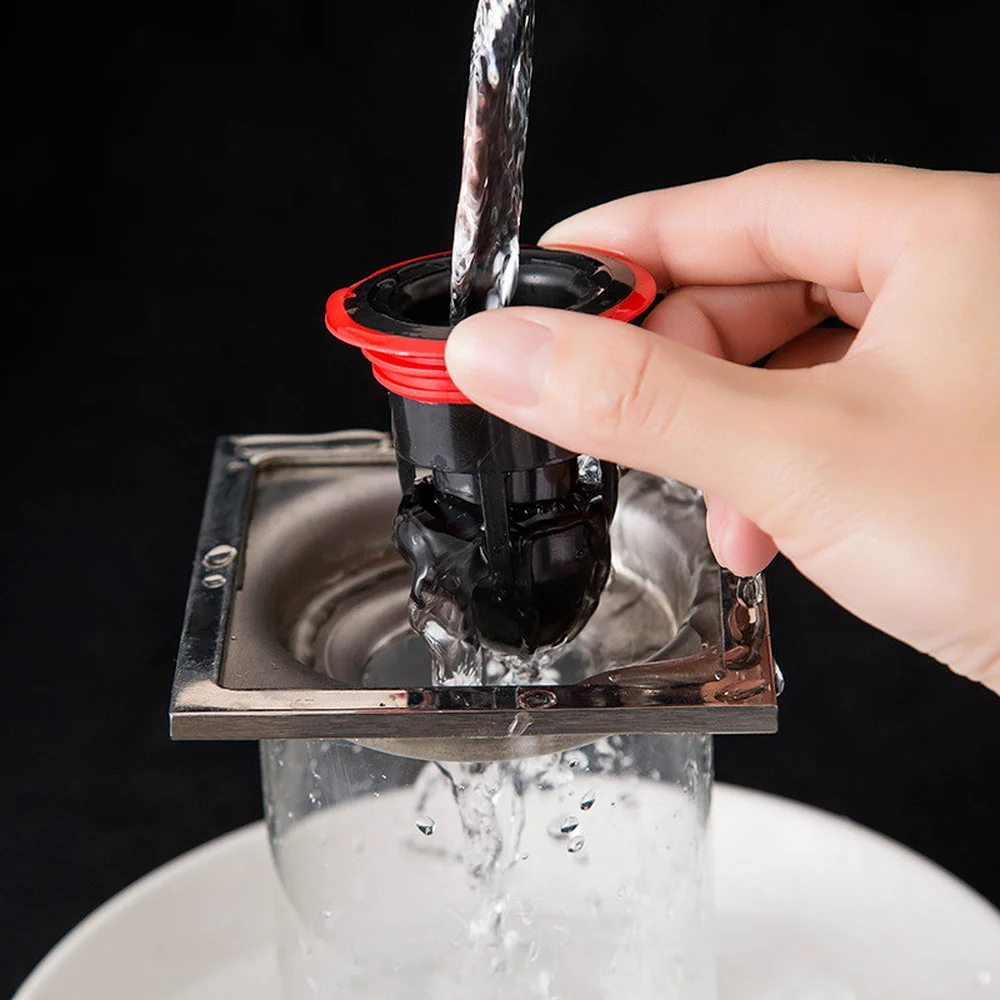 Silicone pavimento di scarico Anti odore deodorante pavimento di scarico copertura per cucina bagno wc a prova di insetti capelli trappola tappo lavandino fogna
