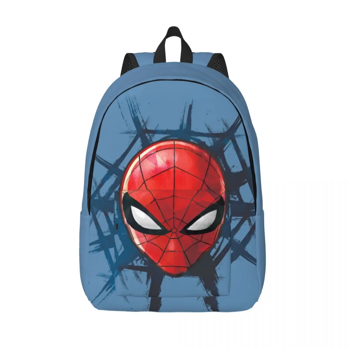 Spider Man Head In A Web Backpack Student Unisex Durable Backpacks Polyester Modern School Bags Travel Custom Rucksack