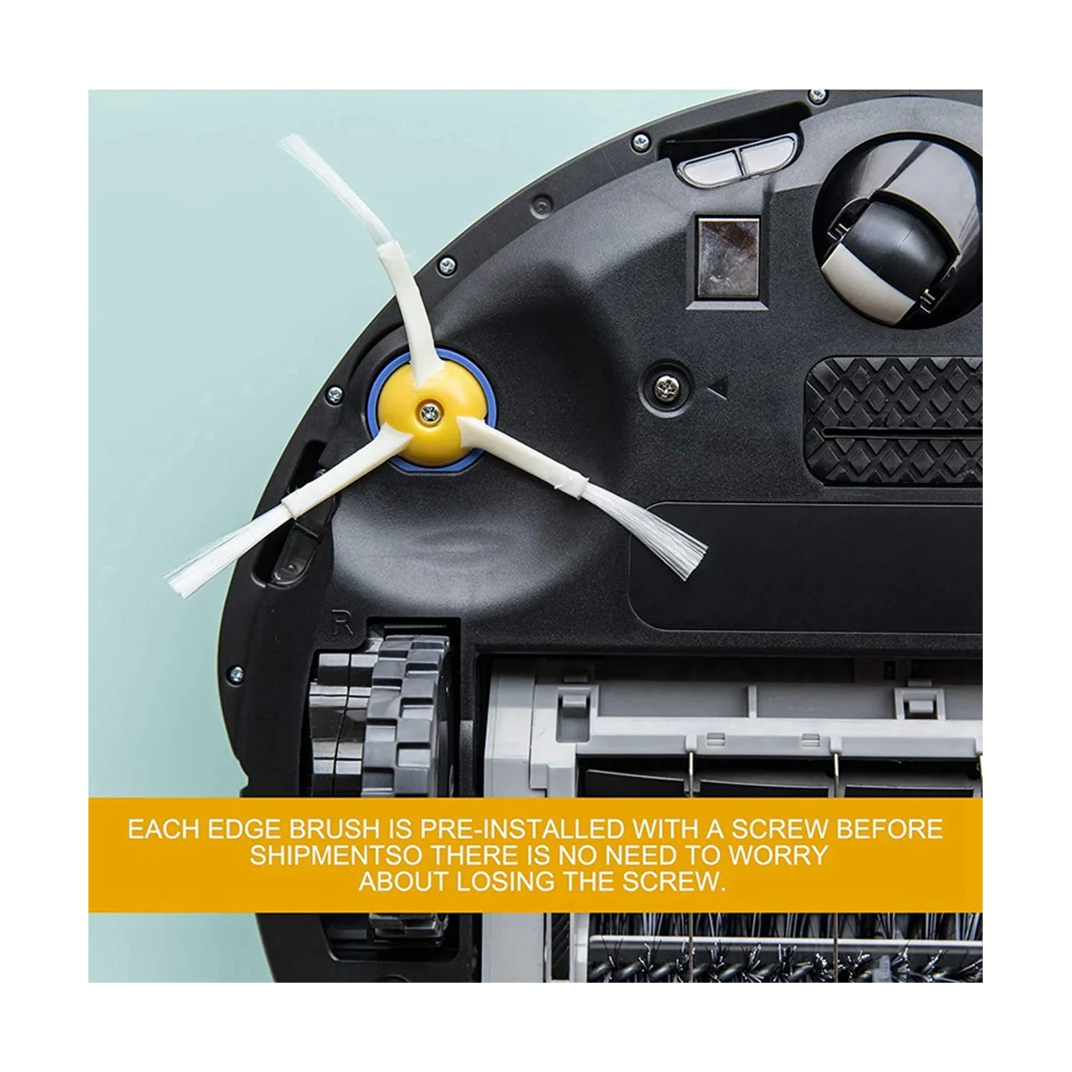 IRobot Roombaパーツキット,サイドブラシ,シリーズ800, 860, 865, 866, 870, 871, 880, 885, 886, 890, 900, 960, 966,8個