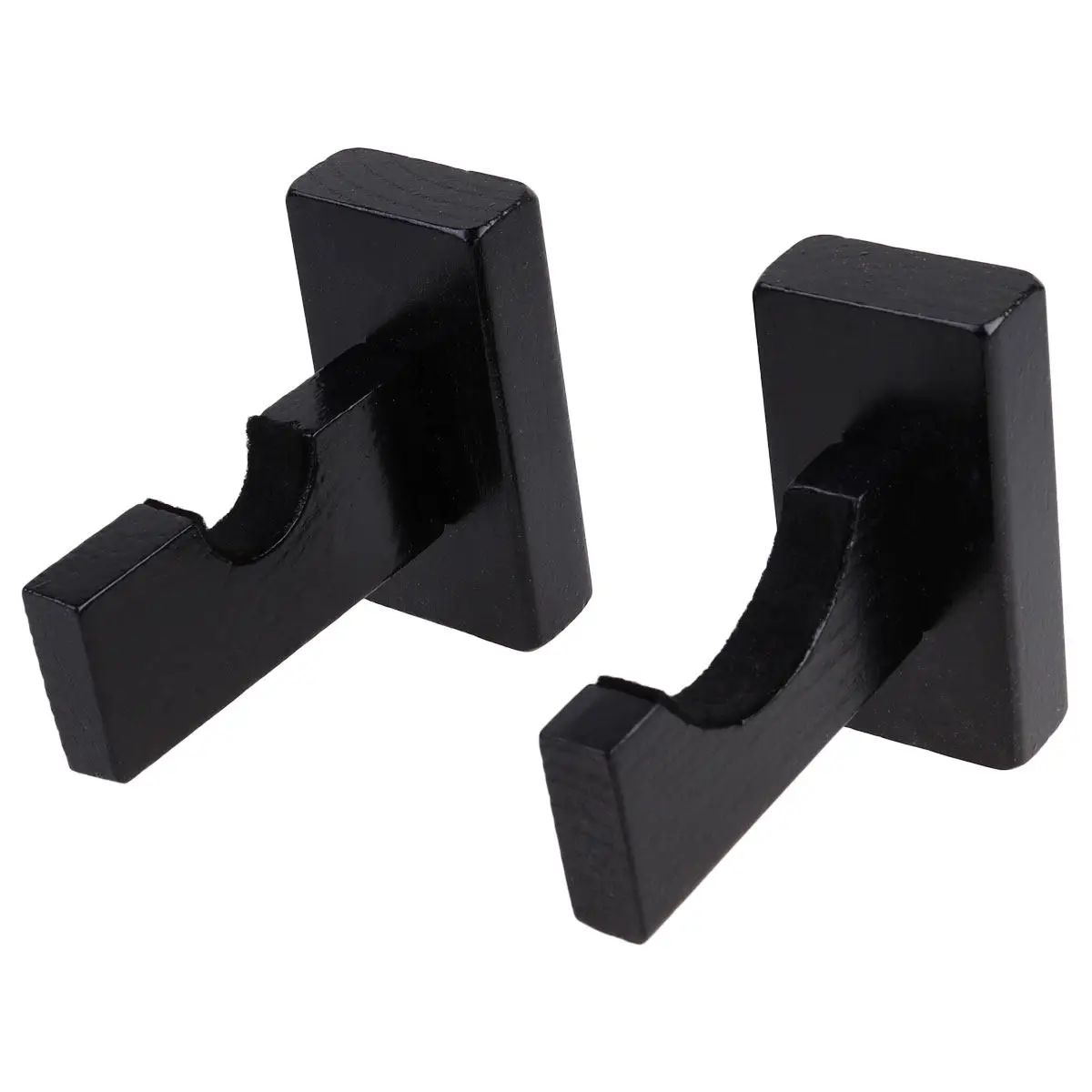Baseball Bat Display Rack Wall Mounted Bamboo Bat Holder for Baseball Softball Hockey Stick Display Case Black