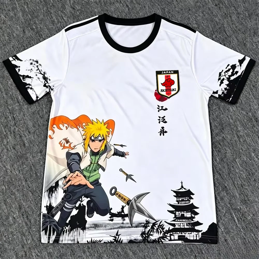 2026 New Anime Naruto Uchiha Itachi Jersey Manga Style Men's and Women's Summer Casual 3D Printed T-Shirt