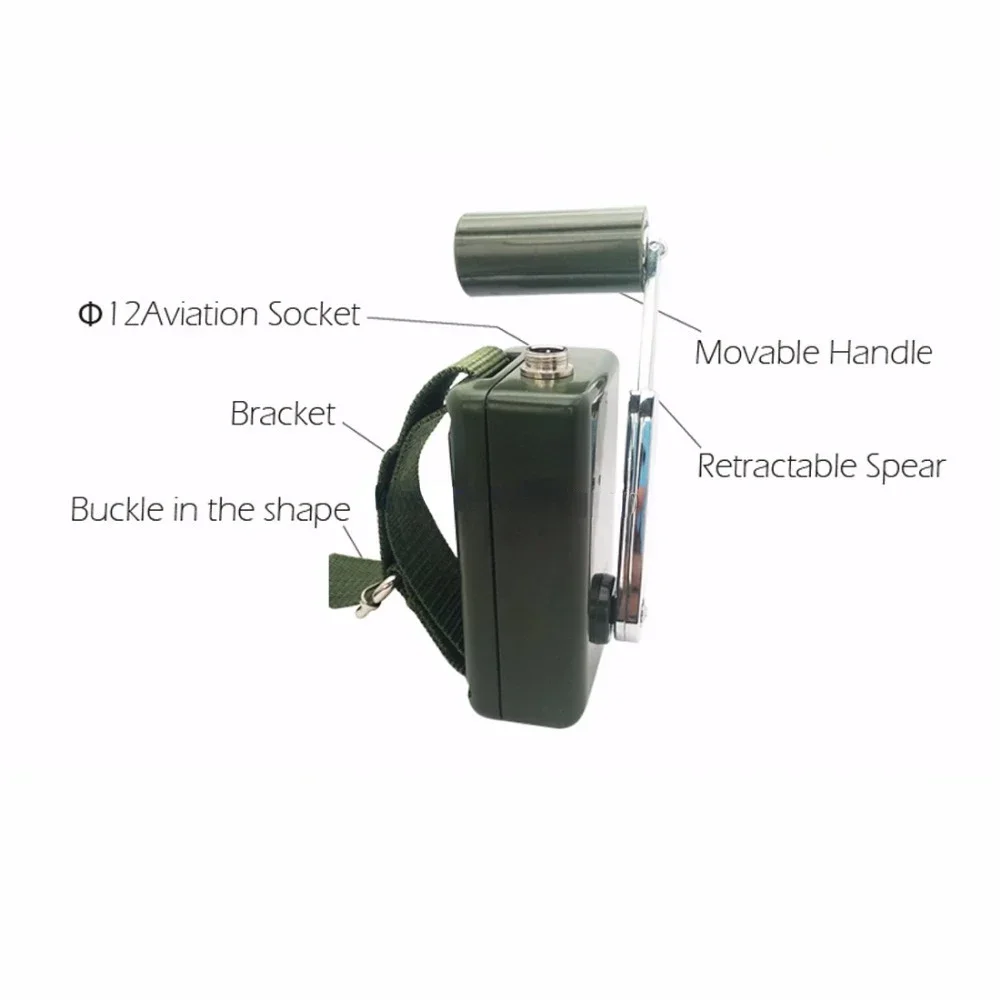 Hot salesPortable Hand Crank Power Generator with Voltage Regulator Lightweight Easy-to-use Security Product