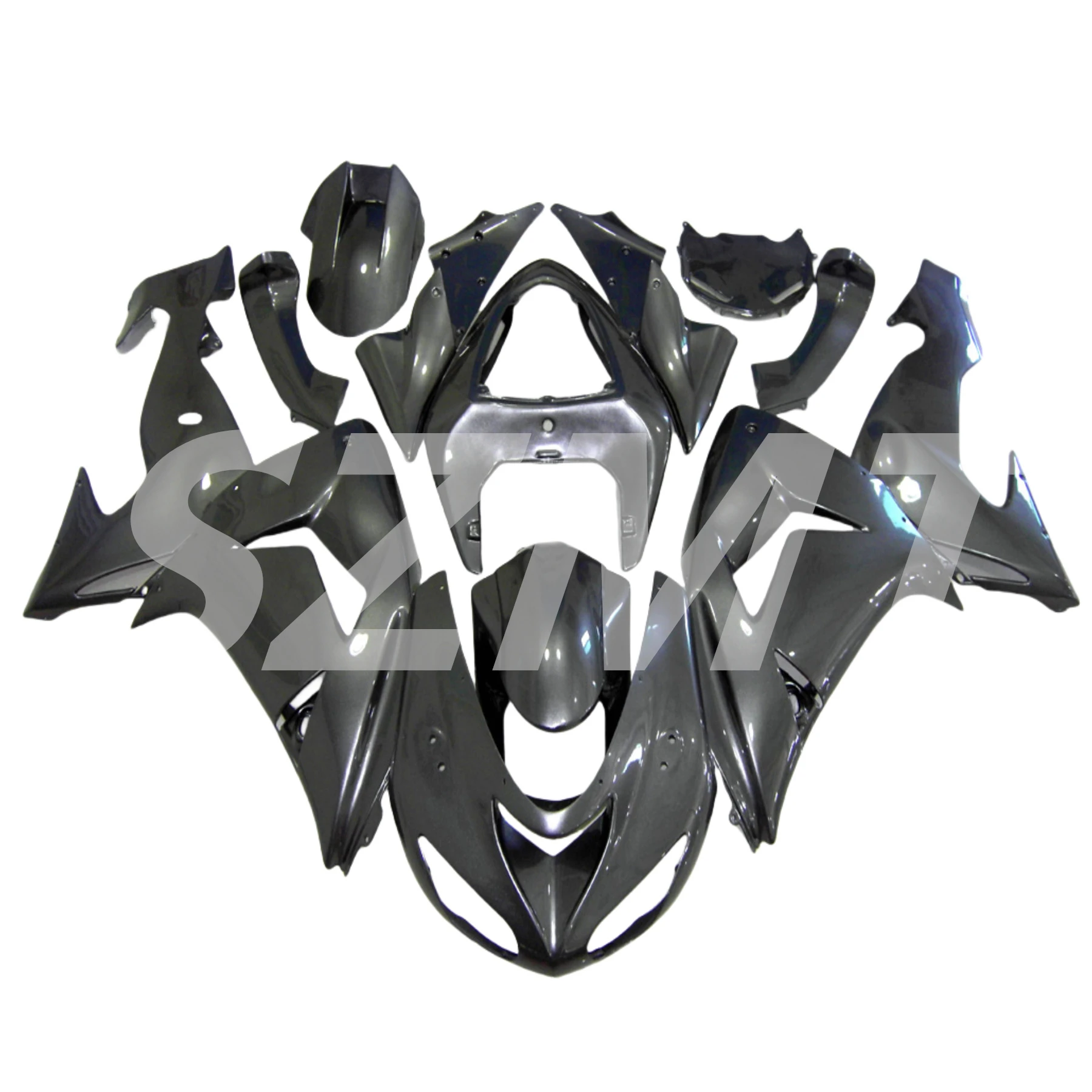 

New ABS Motorcycle Fairings Kit Fit For KAWASAKI Ninja ZX-10R ZX10R 06 07 ZX 10R 2006-2007 Bodywork Set Custom Green Black